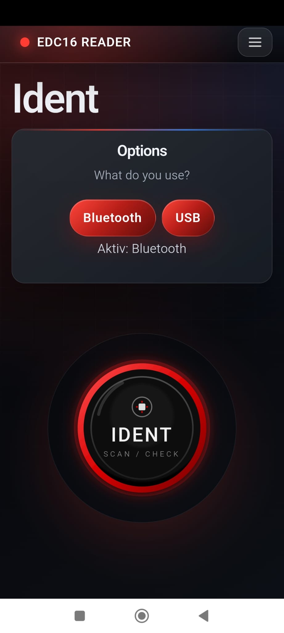 EDC16 Reader app screenshot 1