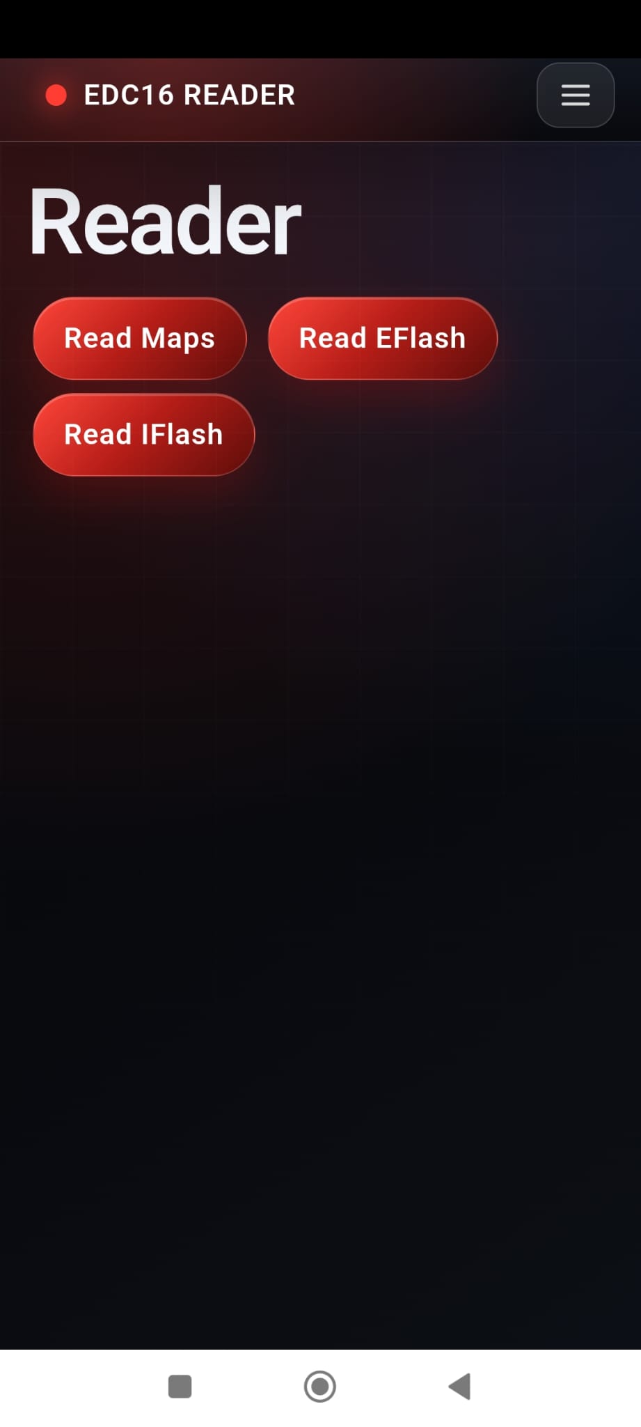 EDC16 Reader app screenshot 2