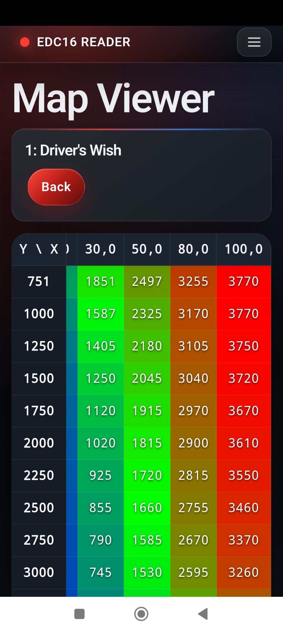 EDC16 Reader app screenshot 4